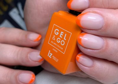 Orange Nails Tips